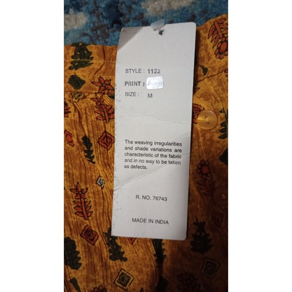 Exclusive By Whispers Maxi Skirt Sz M Button Front Tribal Boho Aztec Hippie - Picture 3 of 7